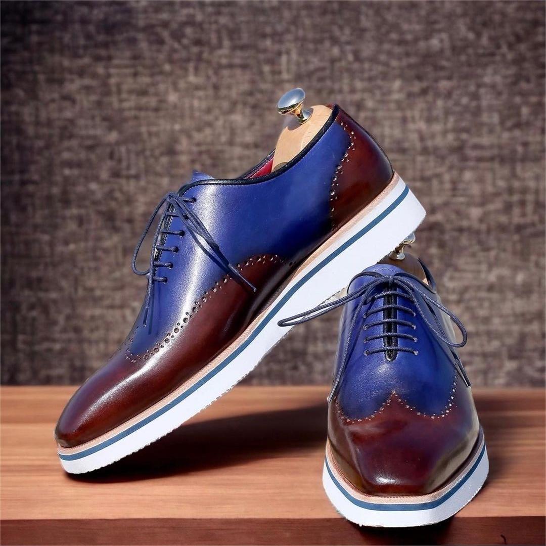 Men's Smart Casual Wingtip Oxfords-