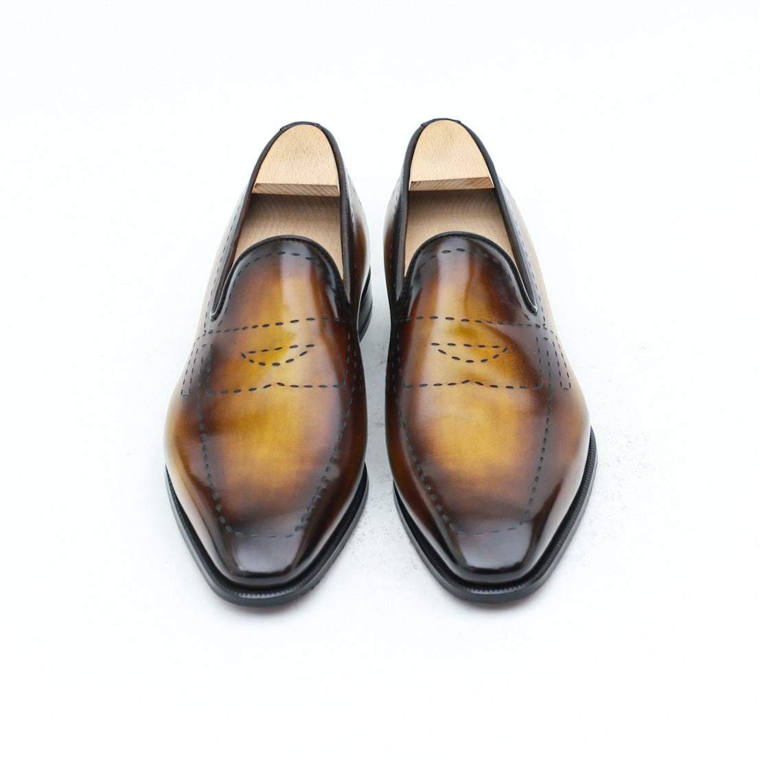 Wholecut Loafer and laser pattern